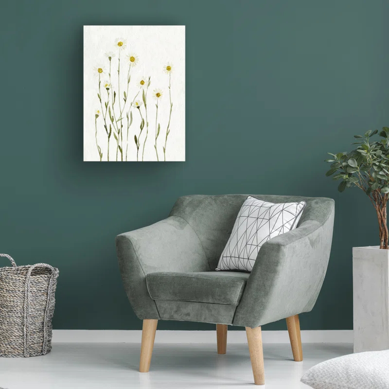 Red Barrel Studio® " White Antique Daisies I " by Emma Caroline