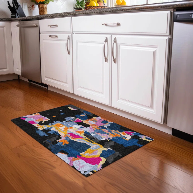 Machine Washable Indoor/Outdoor Chayden ACN1028 1'8" x 2'6" Rug