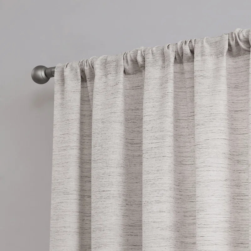 Nautica Nautica Light Filtering Rod Pocket Window Curtains Pair (Set of 2)