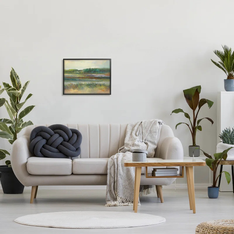 Stupell Industries " Calming Countryside Scenery Field " by K. Nari Painting Print