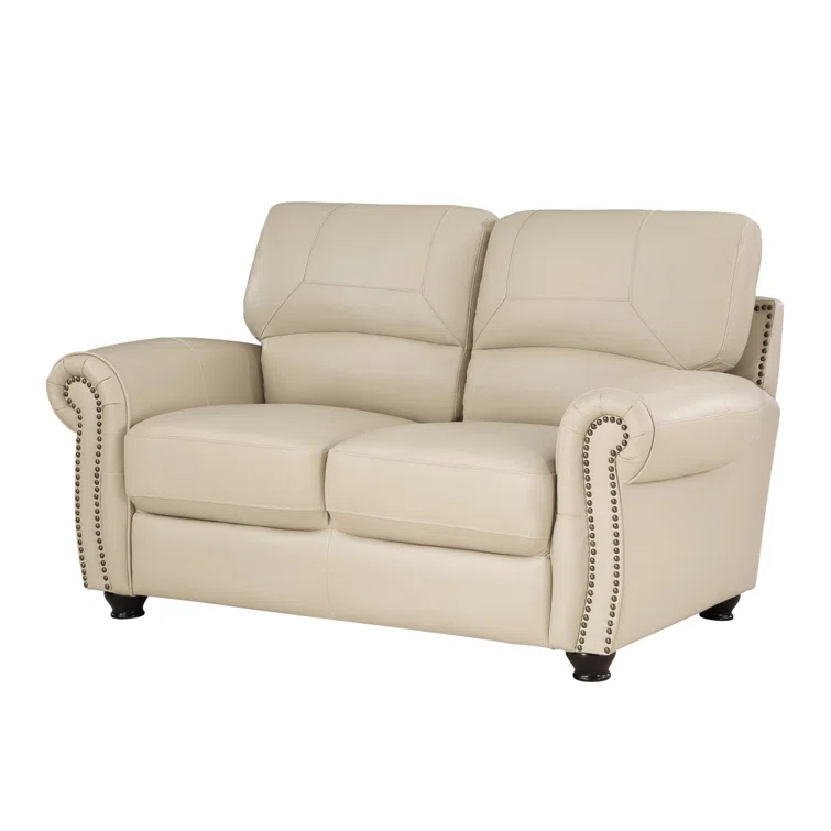 Darby Home Co Adenn 62.5'' Faux Leather Loveseat