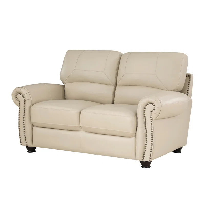 Darby Home Co Adenn 62.5'' Faux Leather Loveseat
