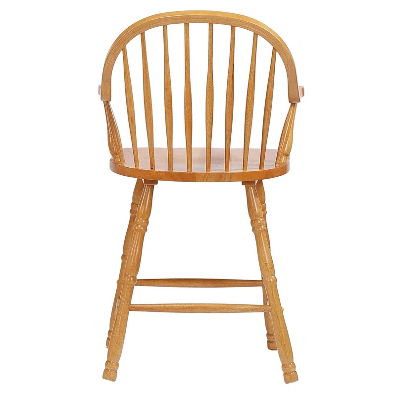 Besthom Solid Wood Counter Stool (Set of 2)