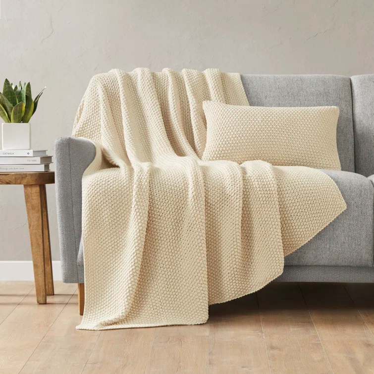 INK+IVY Bree Knit Oblong Pillow Sham