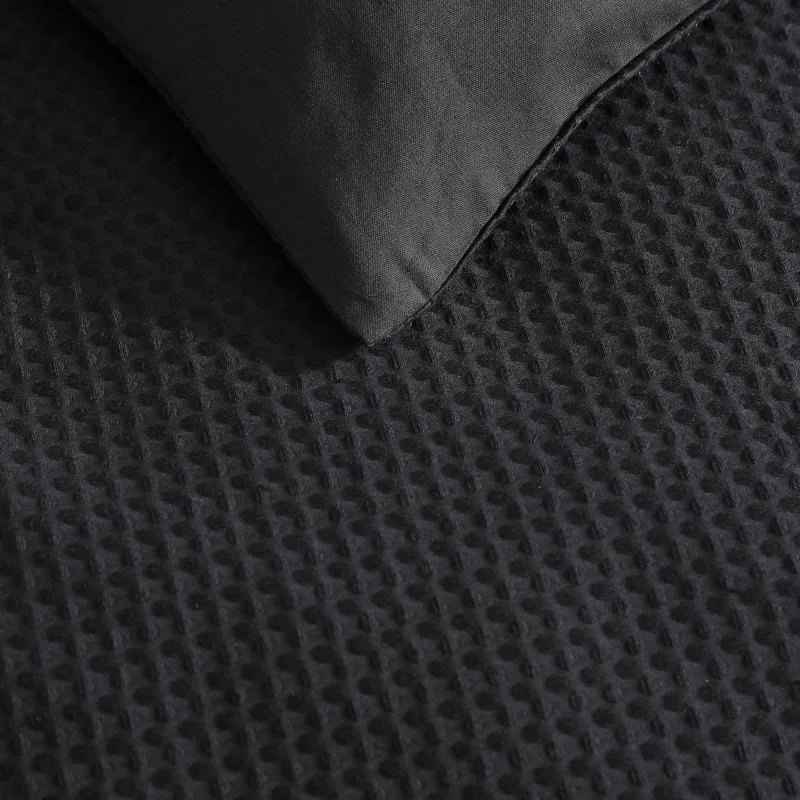 Vera Wang Vera Wang Waffle Pique Solid Cotton Comforter Set