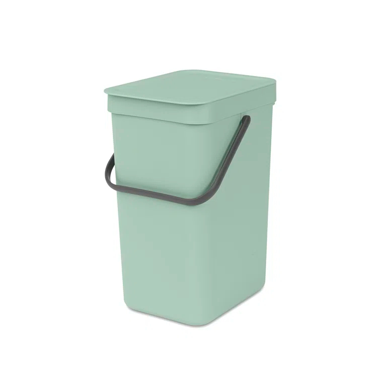 Brabantia Sort & Go Plastic Recycling Bin, 3.2 Gallon