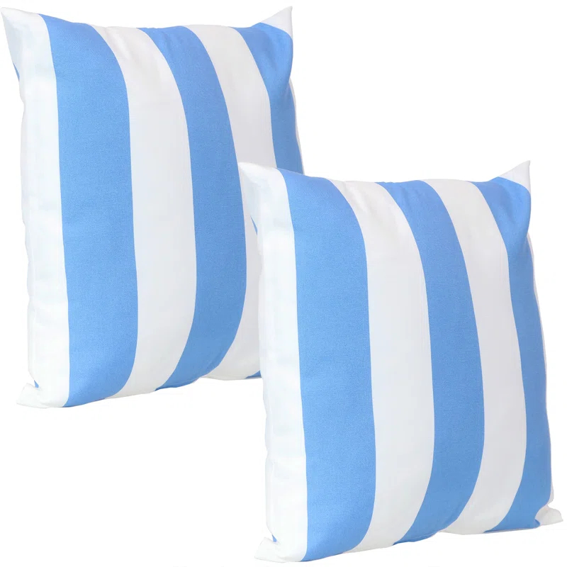 SunnyDaze Decor Indoor/Outdoor Pillow Cover (Set of 2)