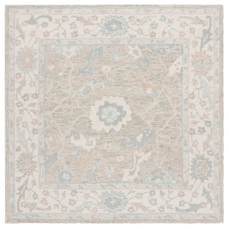 Safavieh Ebony Hand Tufted Wool Pile Oriental Rug