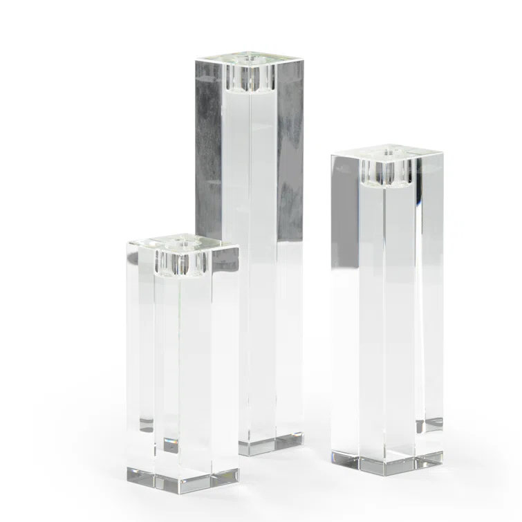 Chelsea House Crystal Tabletop Candlestick