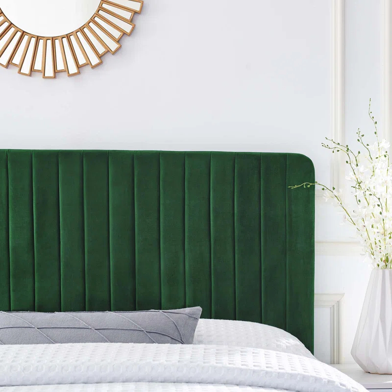 Mercer41 Milenna Channel Tufted Headboard