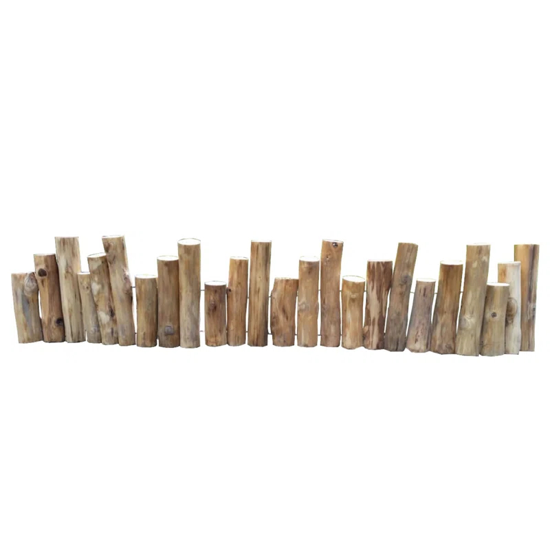 MGP 10'' H x 60'' W Tan Wood Lawn Edging