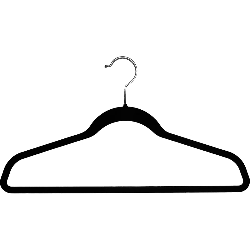 Rebrilliant Plastic Standard Hanger for Suit/Coat (Set of 100)