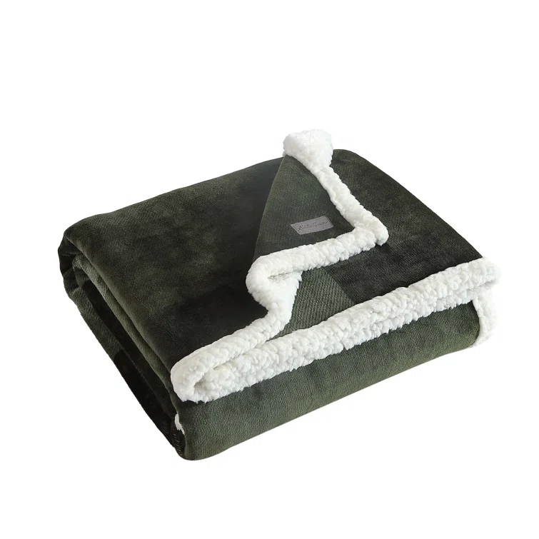 Eddie Bauer Eddie Bauer Printed Plush Fleece/Sherpa Throw Blankets