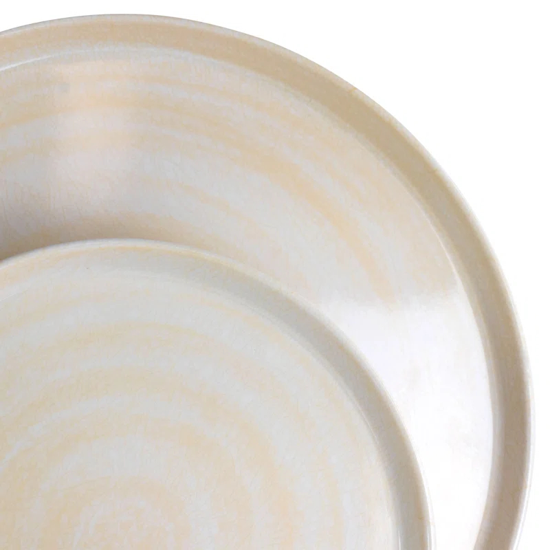 12 Piece Melamine Dinnerware Set - Service for 4