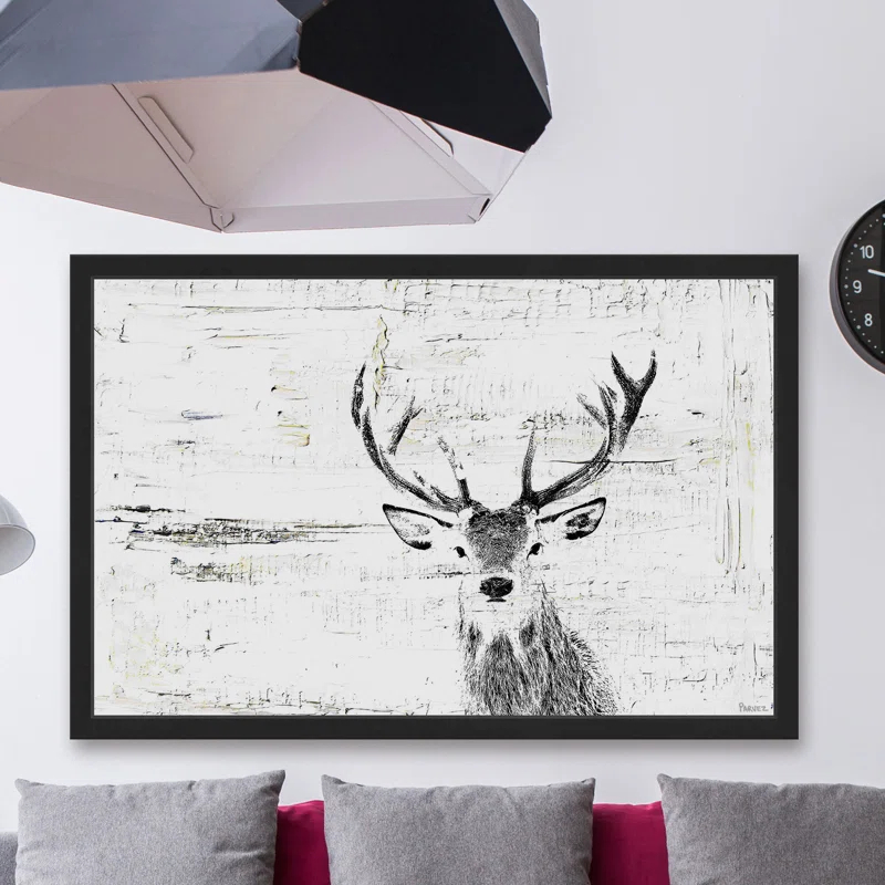 " Inquisitive Deer " Painting Print