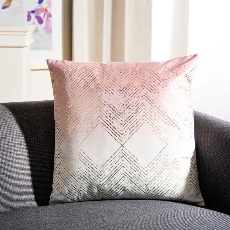 Safavieh  Geometric Throw Pillow | Wayfair