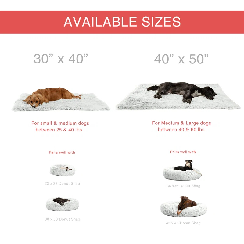 Best Friends By Sheri Best Friends by Sheri Calming Shag Fur Pet Throw Blanket