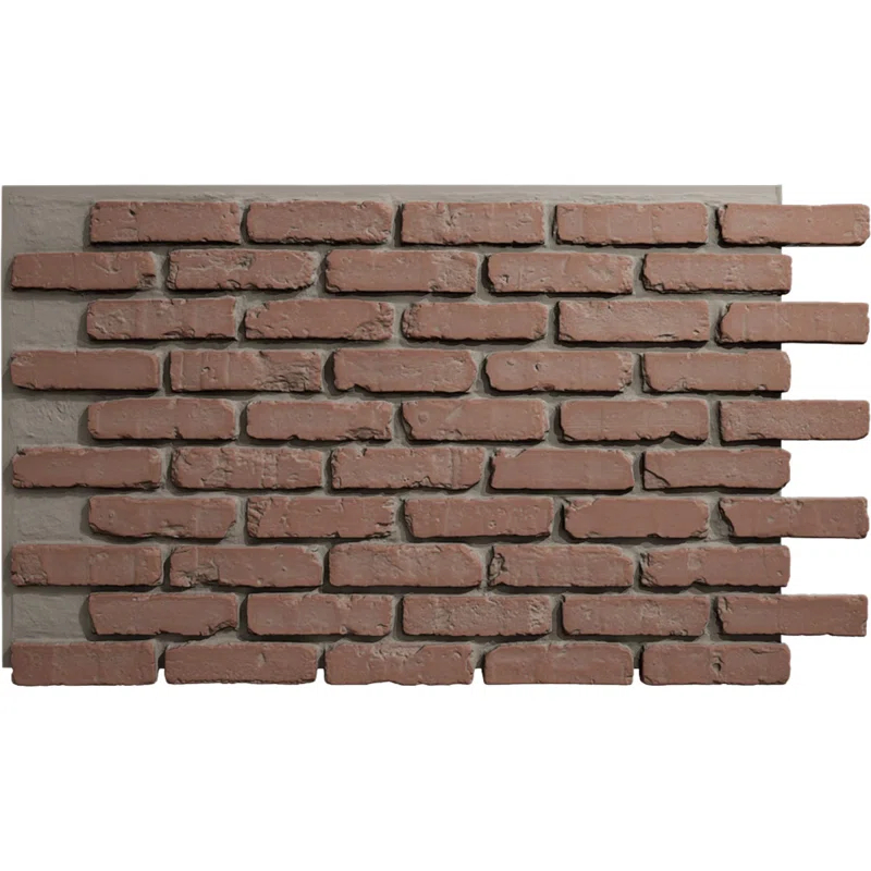 Ekena Millwork EverStone Aged Brick Faux Brick Panel