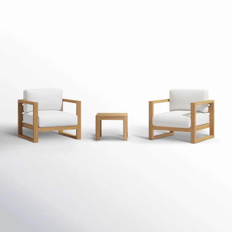 Cambridge 3 Piece Outdoor Patio Teak Set