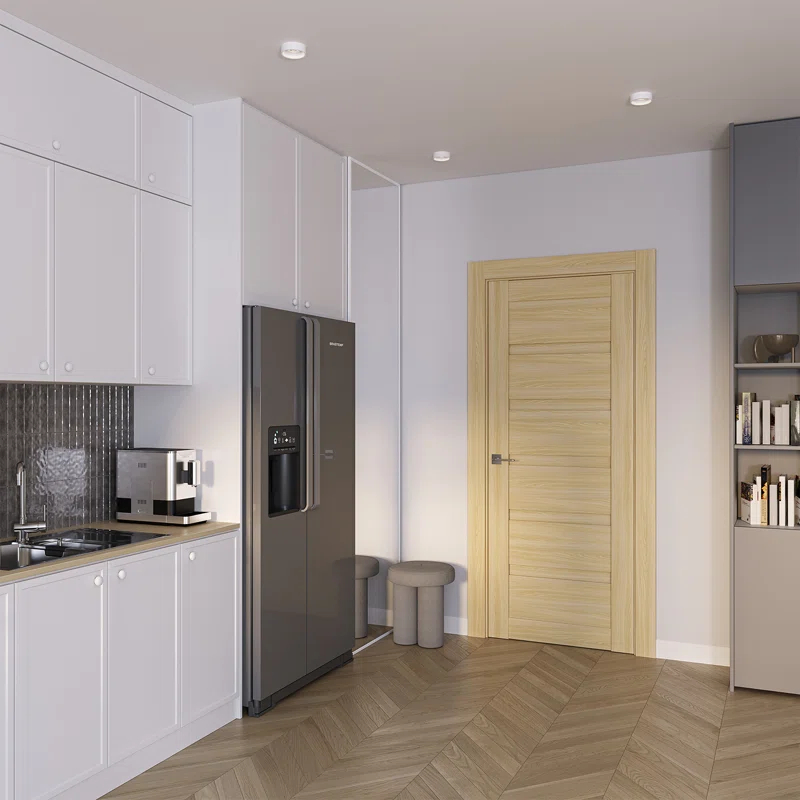 Belldinni Louver Solid + Manufactured Wood Paneled Slab Door