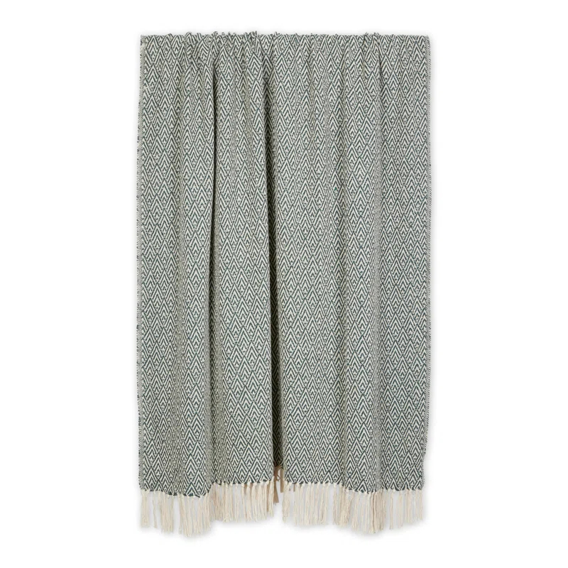 Design Imports Hand Woven Throw Blanket