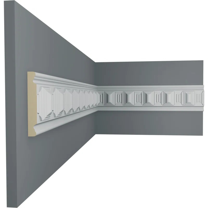2 3/8"H x 5/8"P, 94 1/2"L, (1 7/8" Repeat), Carrillo Chair Rail (Set of 8)