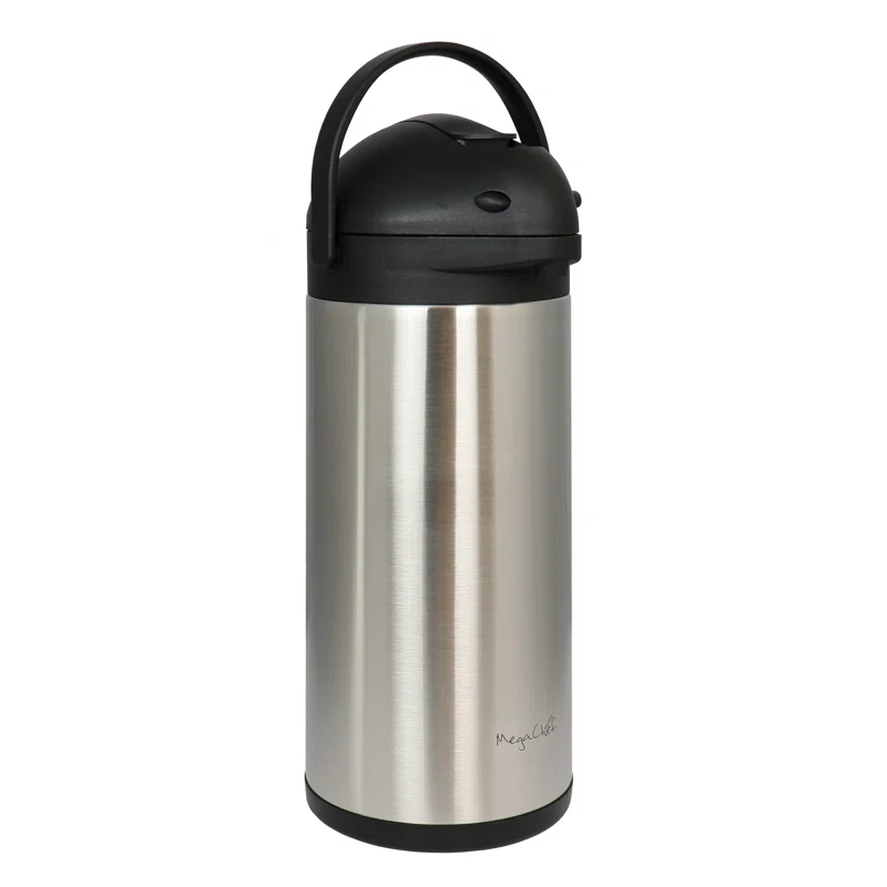MegaChef MegaChef 5 Liter Stainless Steel Vacuum Body Pump Cap Air Pot