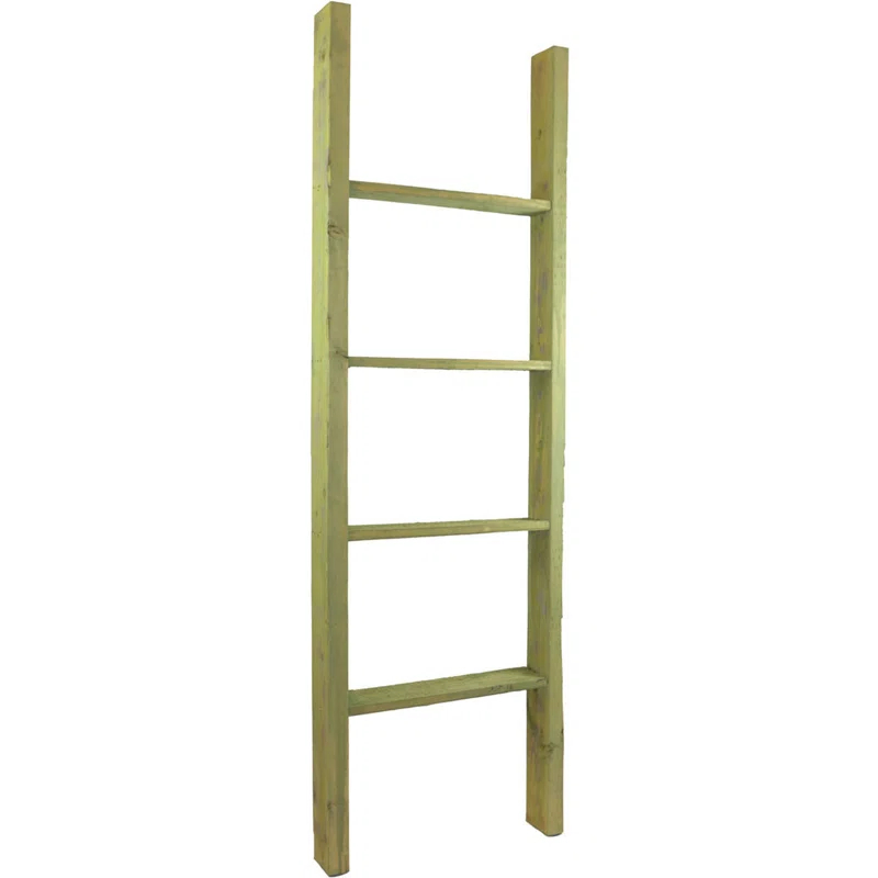 Ekena Millwork Vintage Farmhouse Rung Decorative Ladder