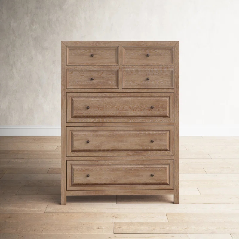 Birch Lane™ Katheryn Solid Wood 42'' W 7 - Drawer Dresser