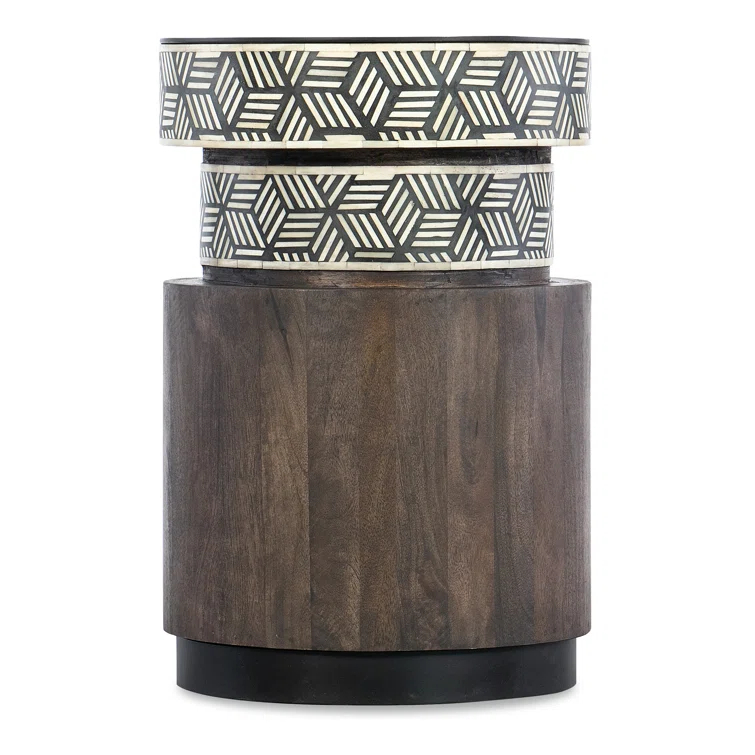 Hooker Furniture Commerce And Market Solid Wood Top End Table