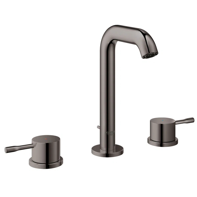 GROHE Essence New Widespread Bathroom Faucet with Drain Assembly 1100354