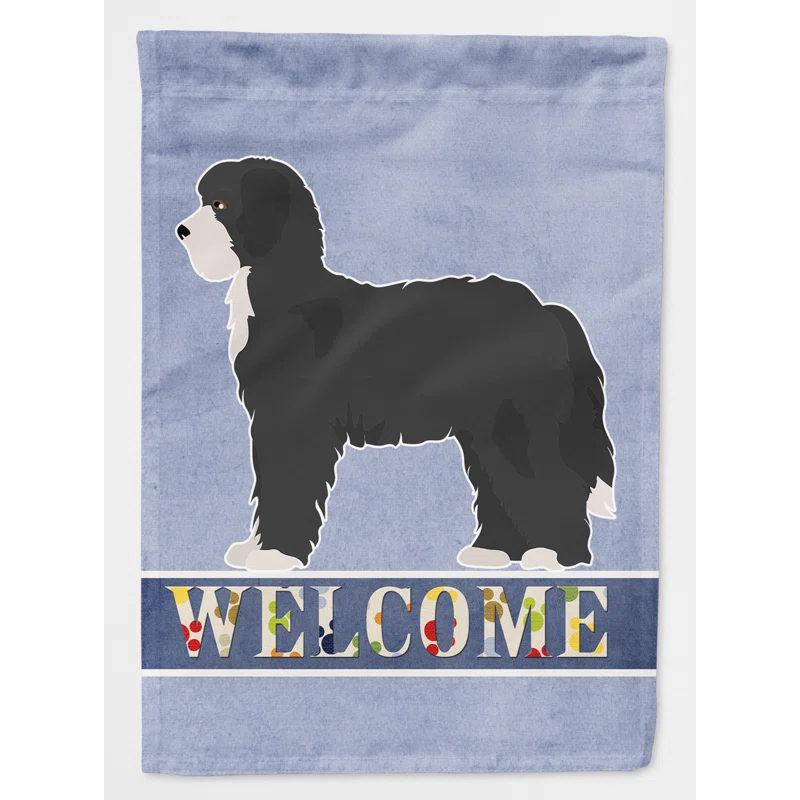 Caroline's Treasures Double Sided 40'' H x 28'' W Polyester House Flag