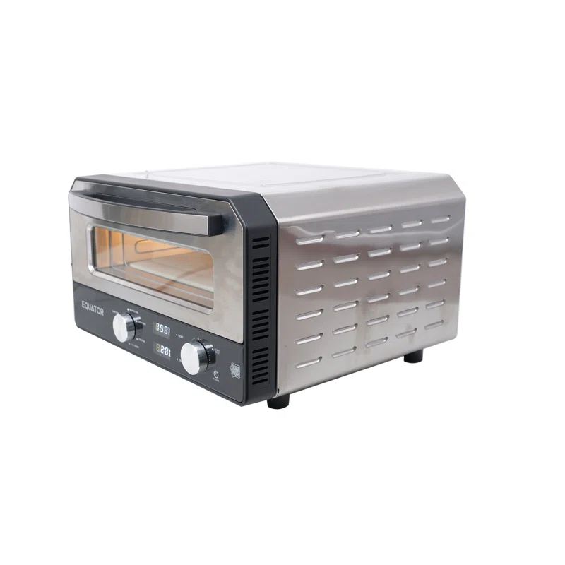 Equator Advanced Appliances Equator ELECTRIC PIZZA OVEN Multi Program w/ Baking Stone Countertop 0.5cf 110V | Wayfair