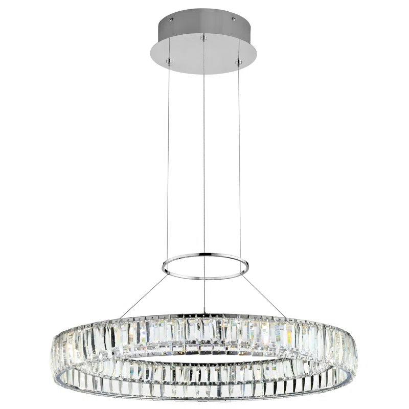 Salime Dimmable LED Wagon Wheel Chandelier