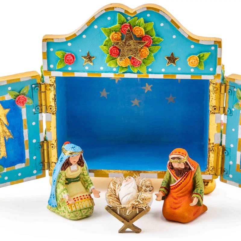 MacKenzie-Childs Patience Brewster Mini Nativity Retablo