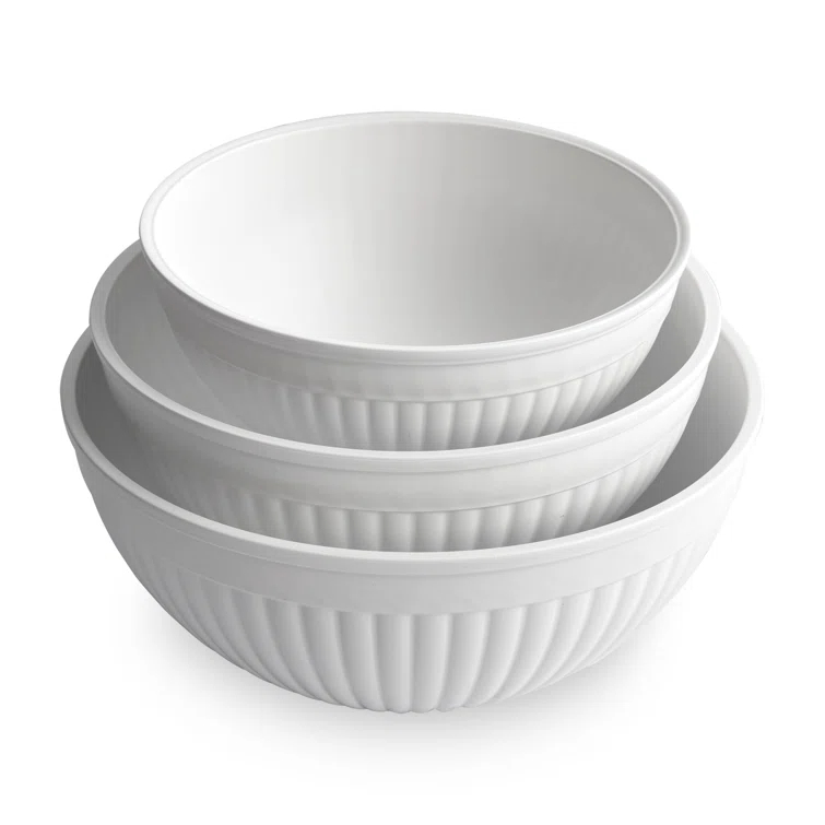 Nordic Ware 3-Piece Prep & Serve Mixing Bowl Set