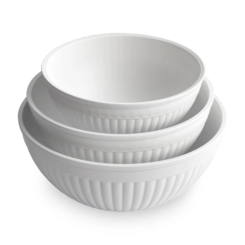 Nordic Ware 3-Piece Prep & Serve Mixing Bowl Set