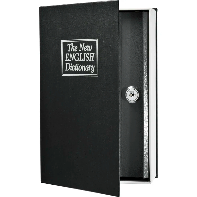 Barska DICTIONARY BOOK LOCK BOX WITH KEY BLACK