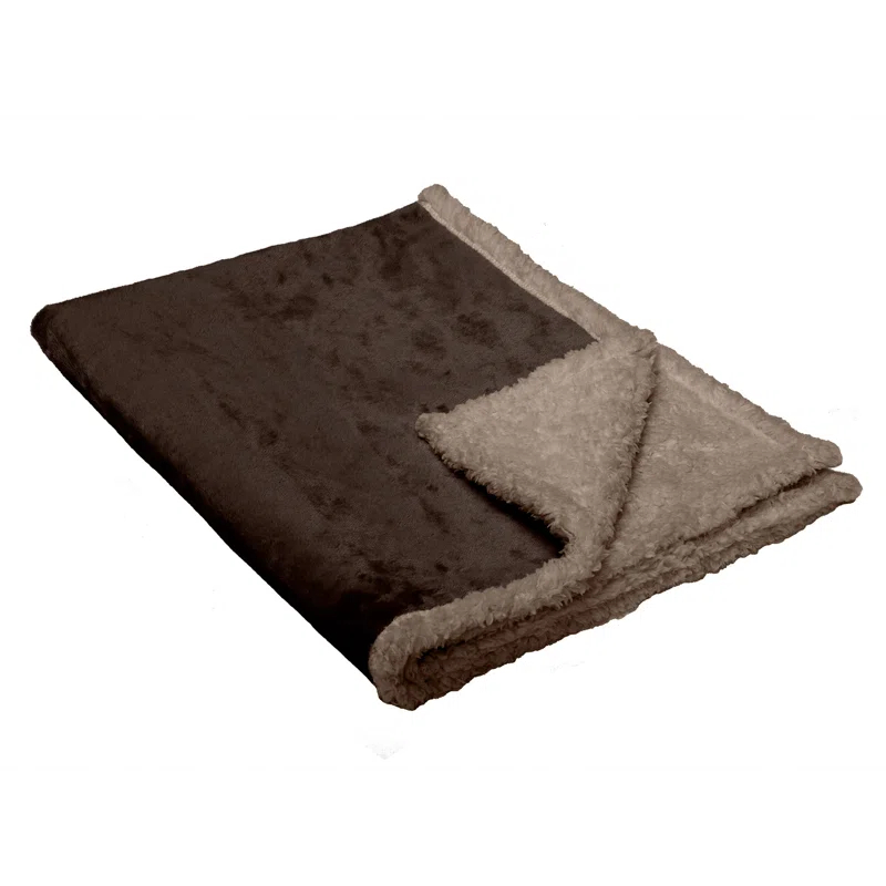 FurHaven Snuggly & Warm Soft-Edge Warming Waterproof Blanket