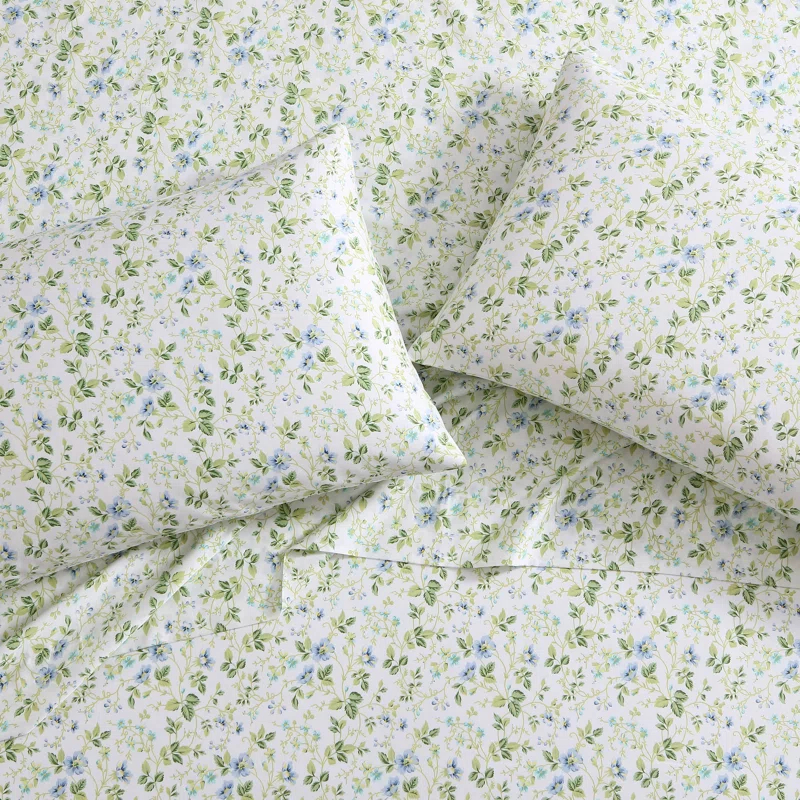 Laura Ashley Laura Ashley Sateen Cotton Printed Sheet Sets
