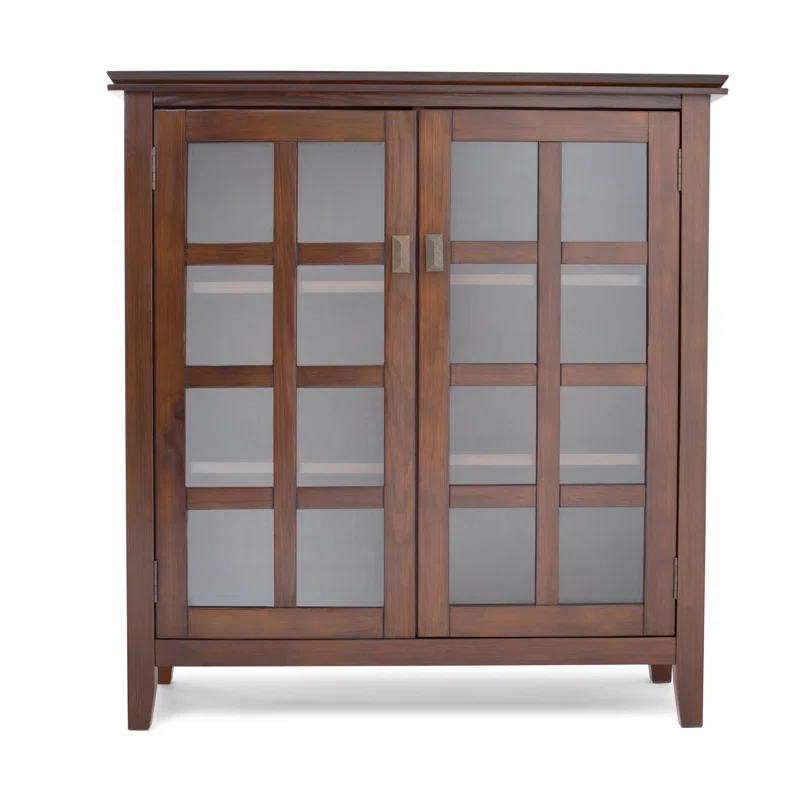Simpli Home Artisan SOLID WOOD Medium Storage Cabinet