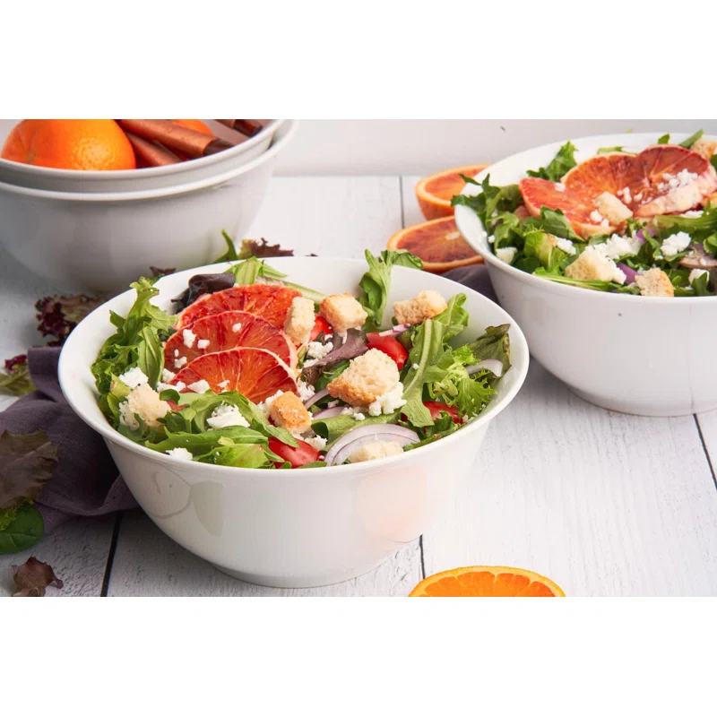 kook kook 41 Oz. Ceramic Salad Bowl (Set Of 4)