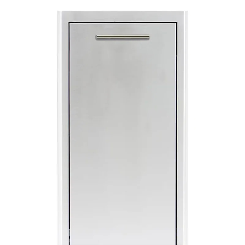 Blaze Grills Blaze Narrow Roll-Out Stainless Steel Trash Bin