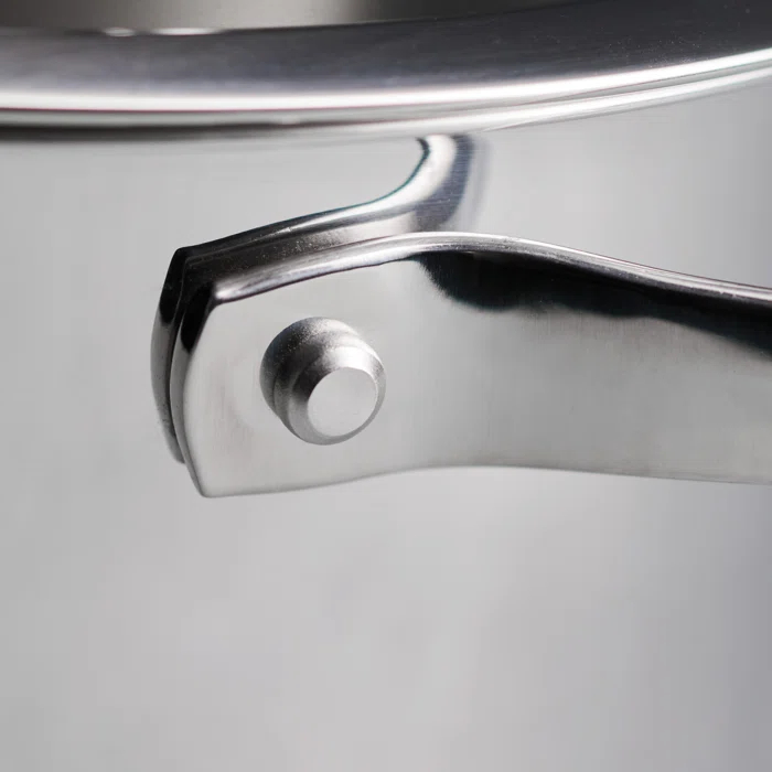 Tramontina Tramontina Tempo Tri-Ply Base Stainless Steel 6-Quart Braiser Pan with Glass Lid, Induction-Ready, Oven-Safe, Dishwasher-Safe