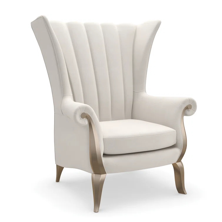 Caracole Compositions Valentina Upholstered Wingback Chair