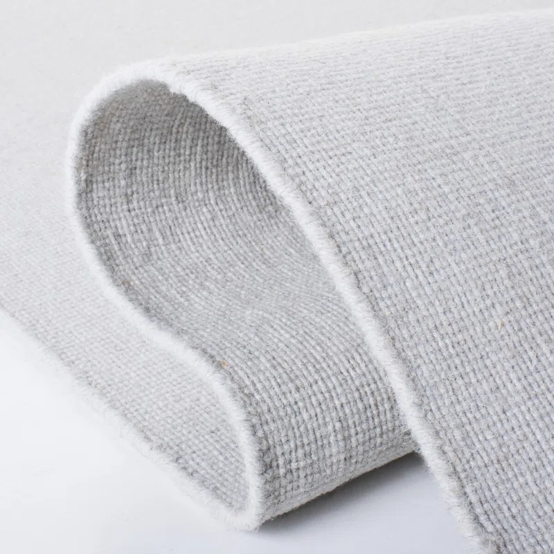 Lauren Ralph Lauren Lauren Ralph Lauren Hand Loomed Wool/Cotton Solid Color Rug in Gray