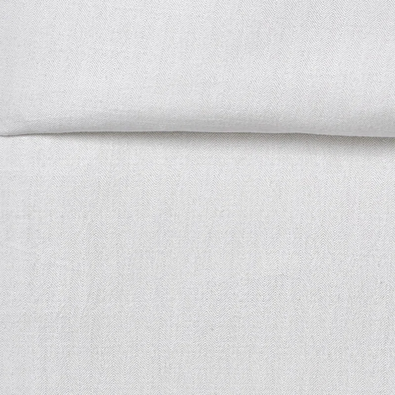 London Fog London Fog Herringbone Flannel Duvet Cover Set