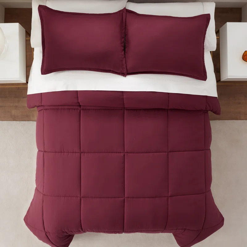 Serta Microfiber 3 Piece Comforter Set