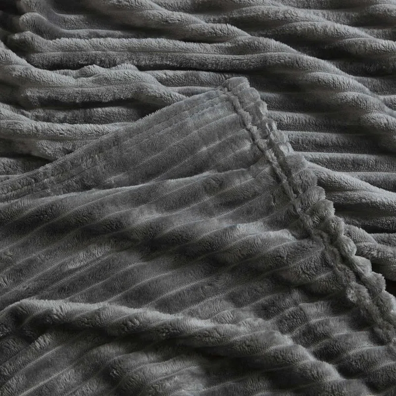 Nestl Nestl Cut Plush Cozy Throw Blanket - Fuzzy Warm Fleece Bed Blankets - Throws for Sofa, Bed, and Couch