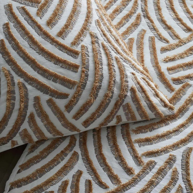 Trevi Abstract Linen Throw Pillow